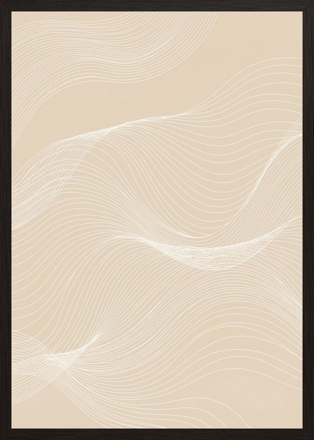 Poster in black frame