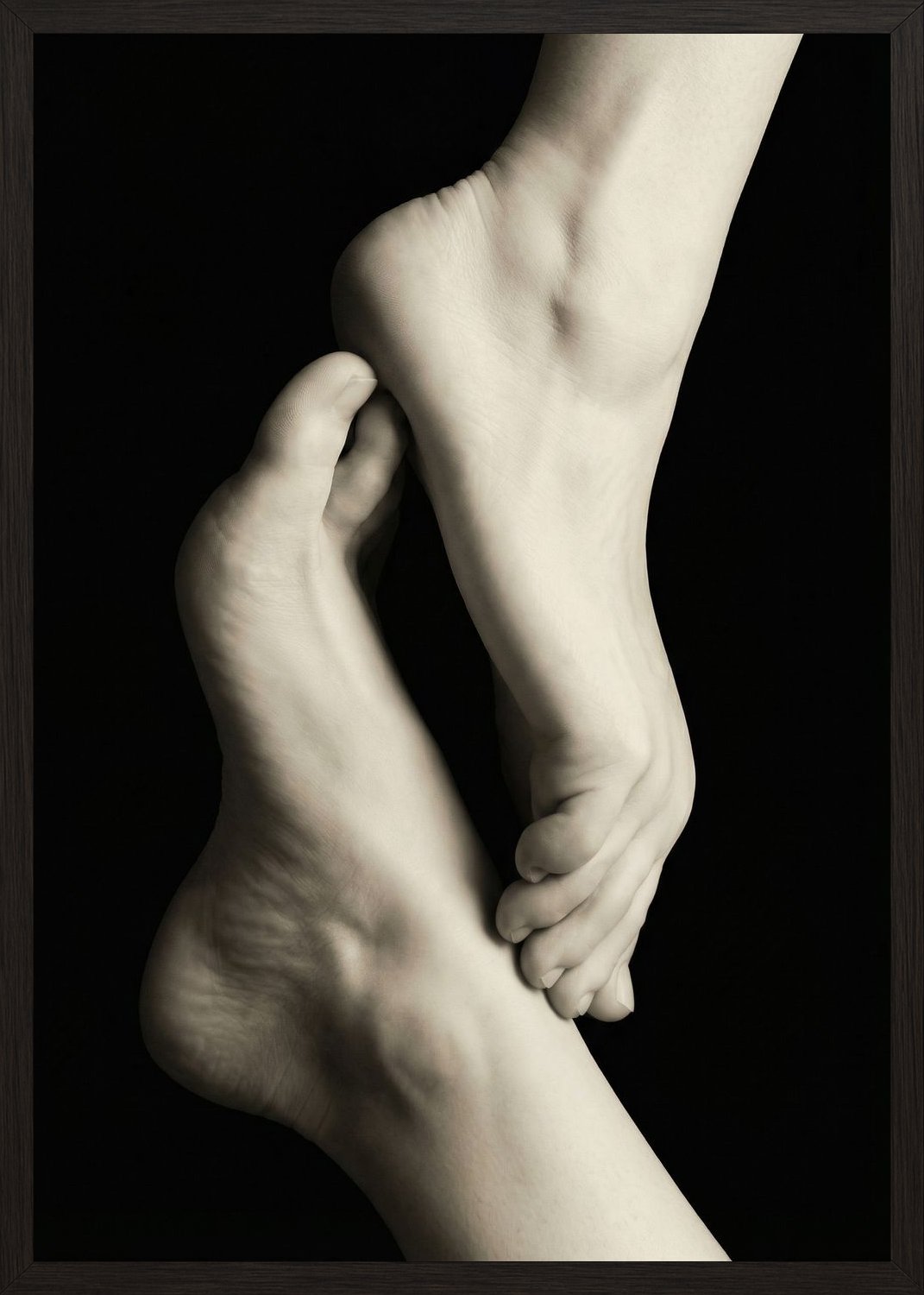 Poster in black frame