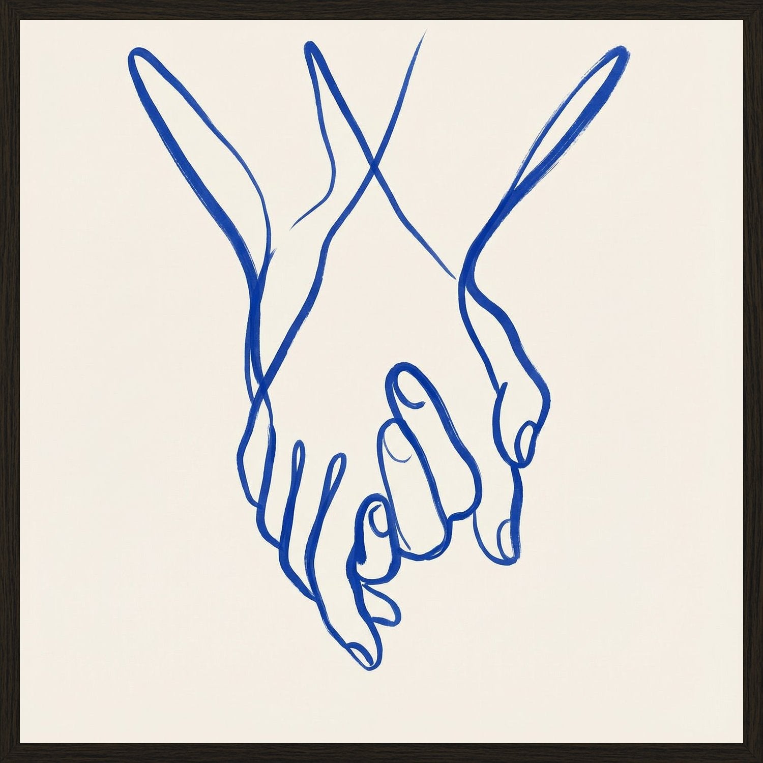 Poster in black frame