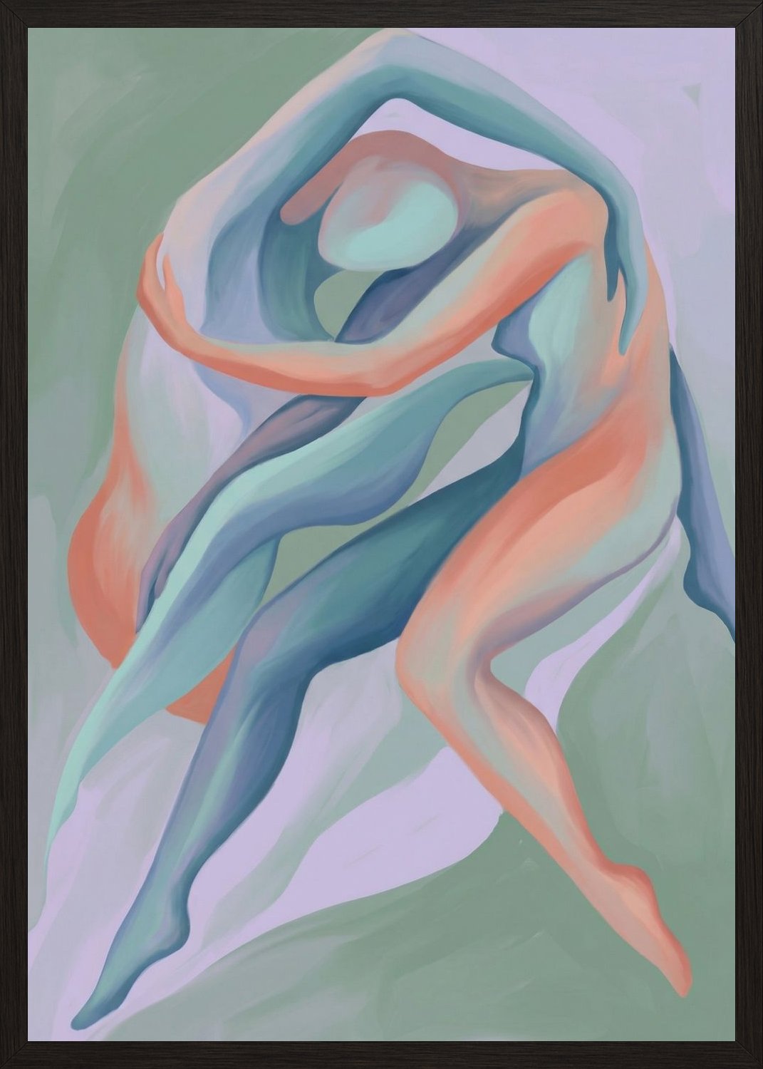 Poster in black frame