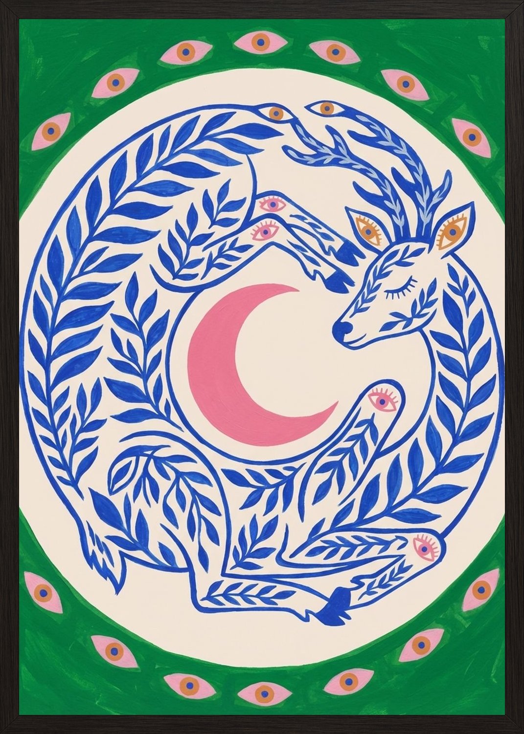 Poster in black frame