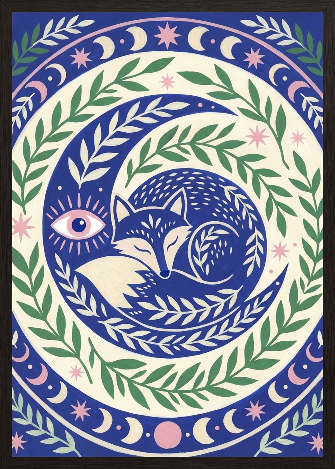 Poster in black frame