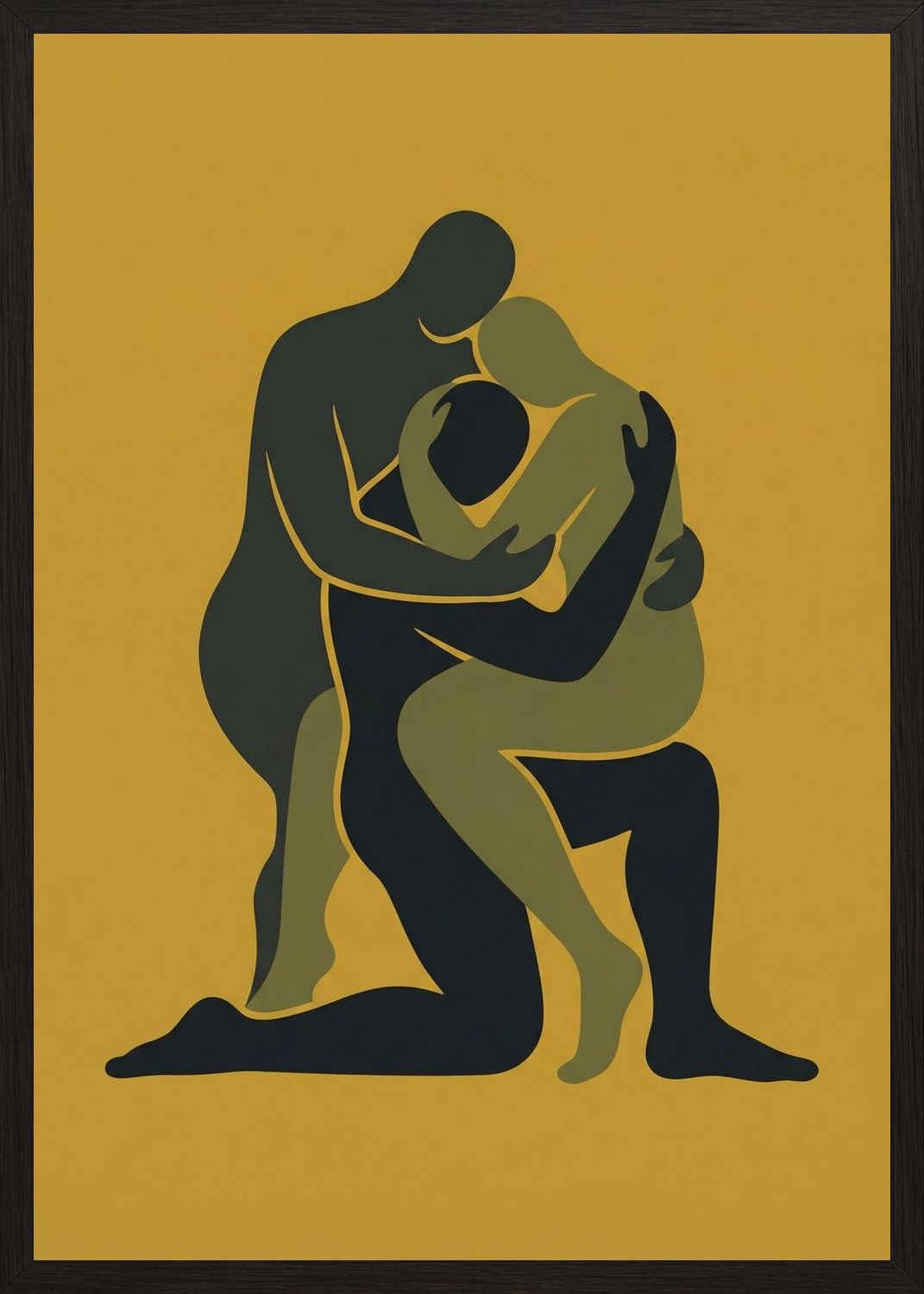 Poster in oak frame