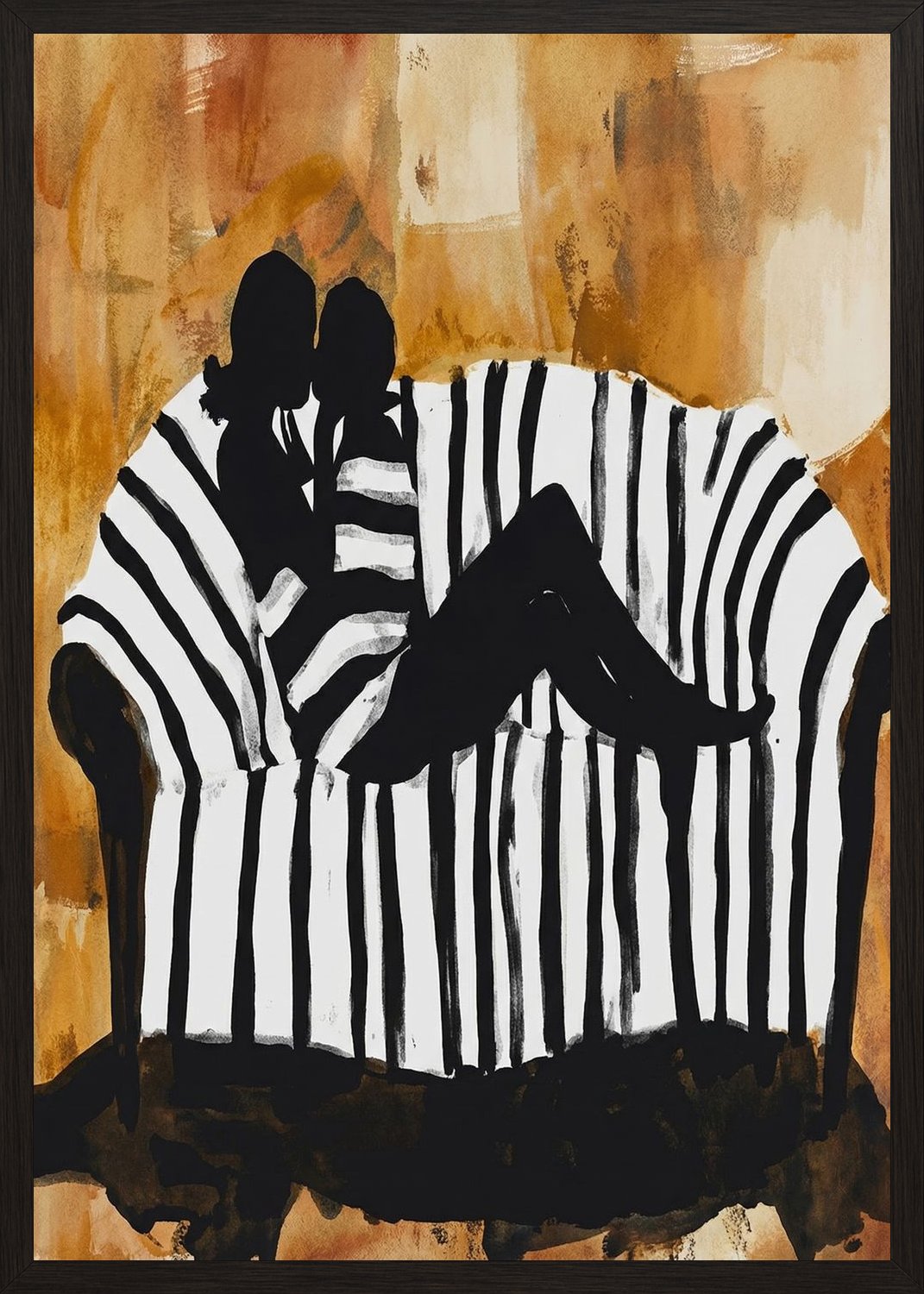 Poster in oak frame