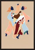 Poster in oak frame