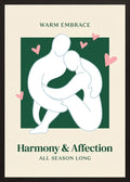 Poster in black frame