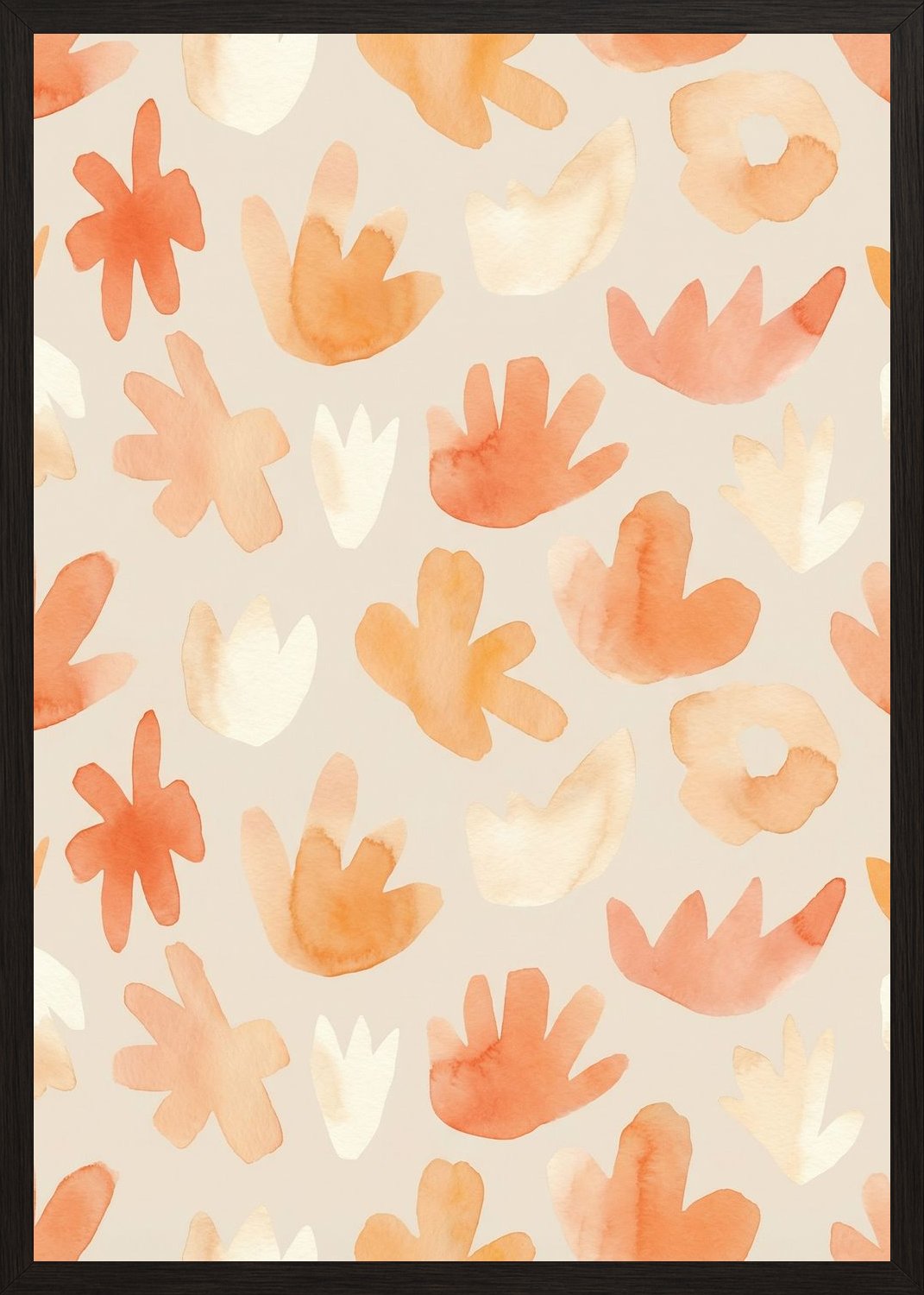 Poster in black frame