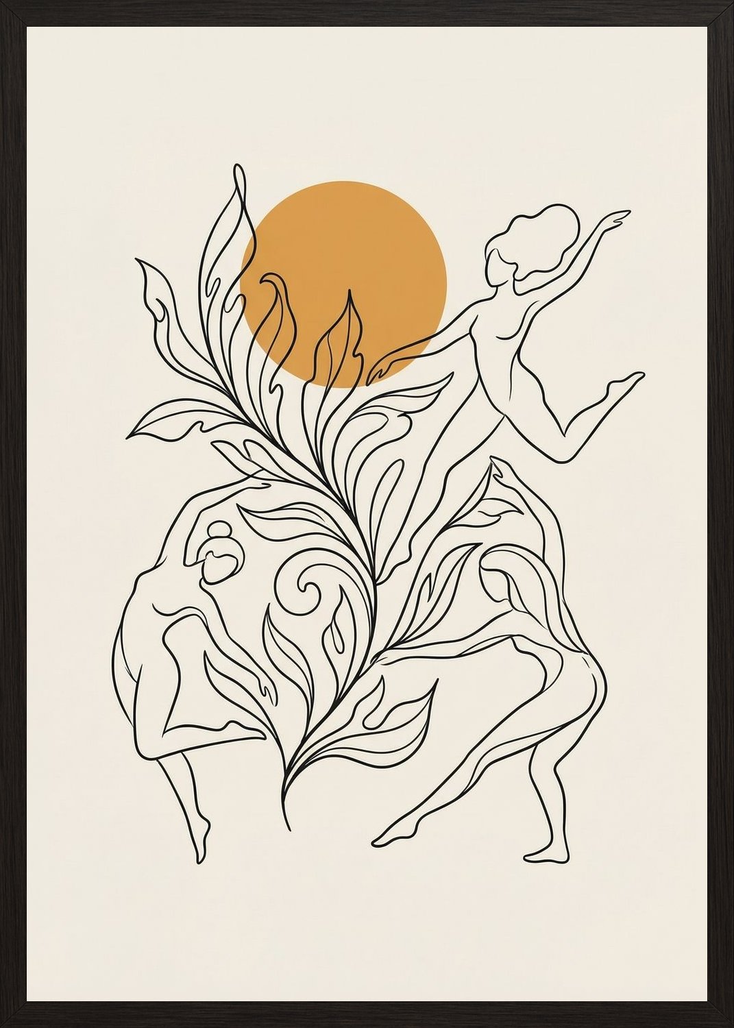 Poster in oak frame