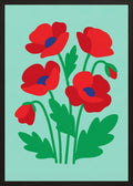 Poster in black frame