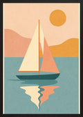 Poster in black frame