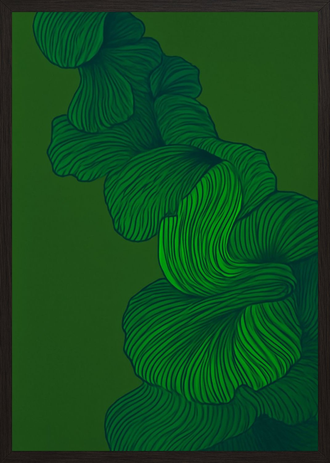 Poster in black frame