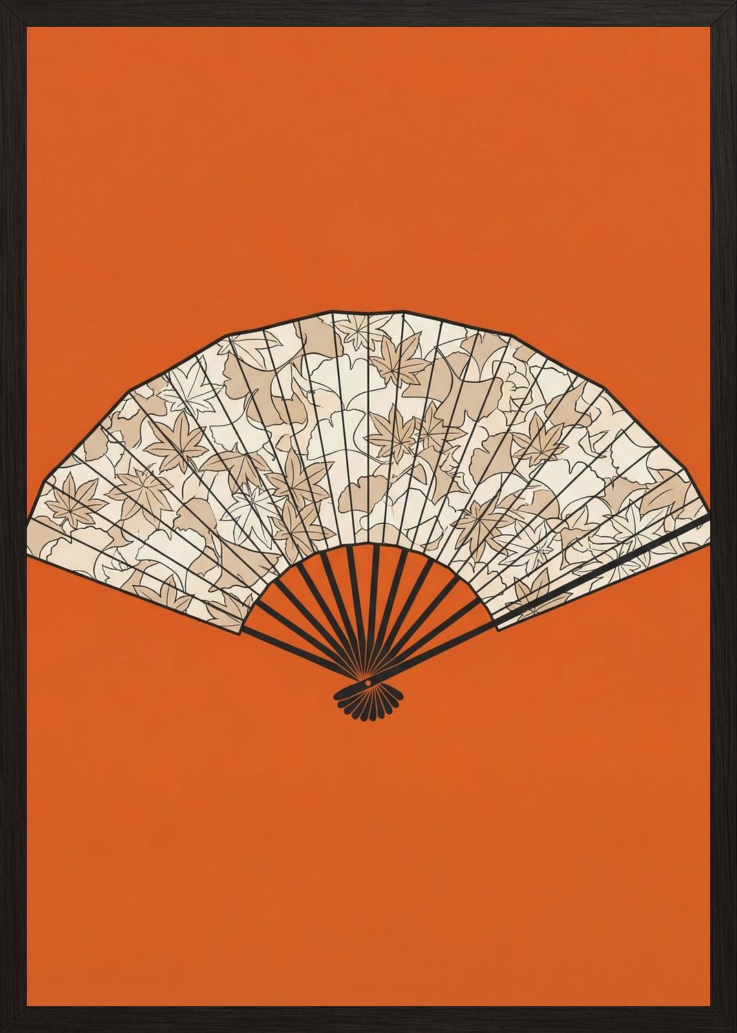 Poster in black frame