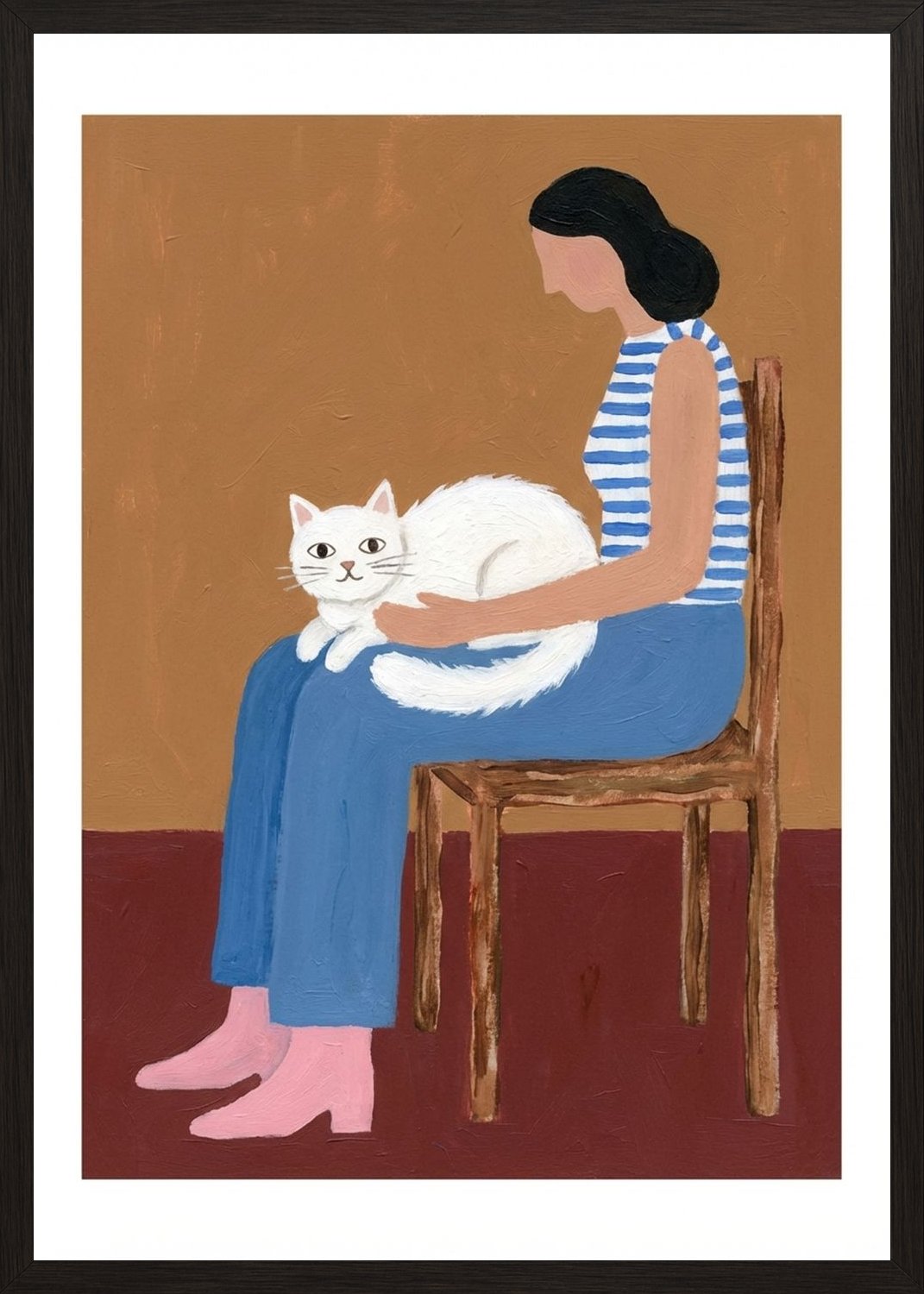 Poster in black frame