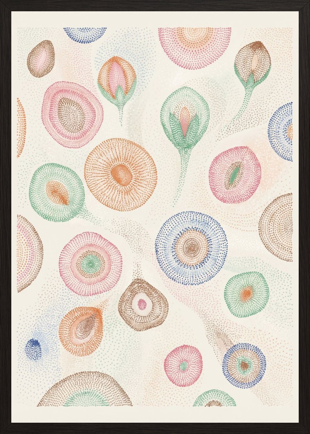 Poster in black frame