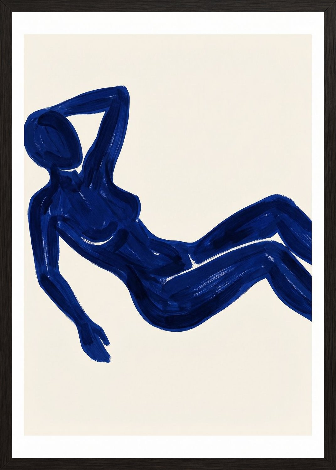 Poster in black frame