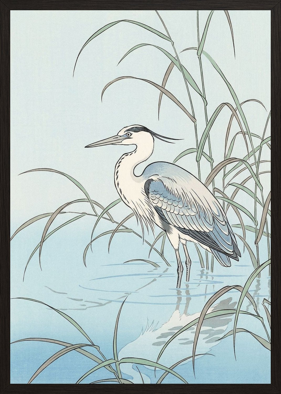 Poster in black frame