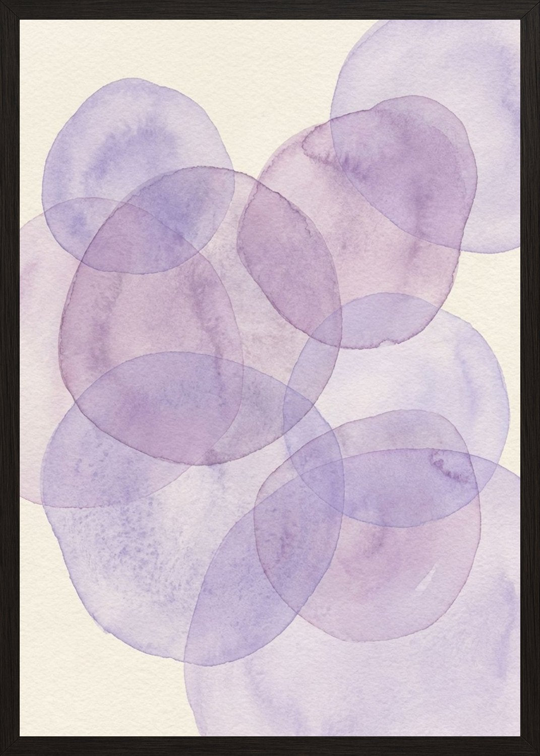 Poster in black frame