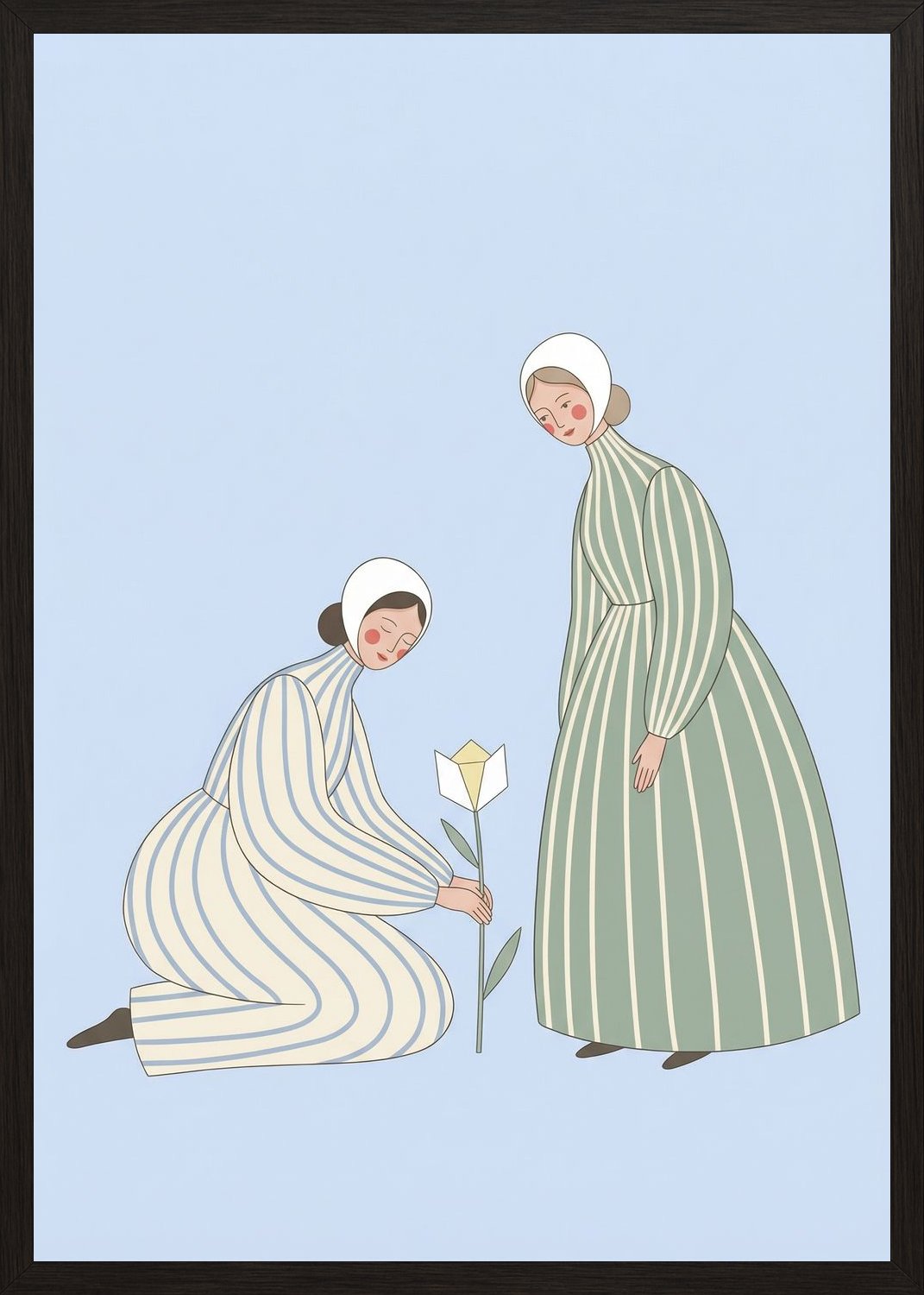 Poster in black frame