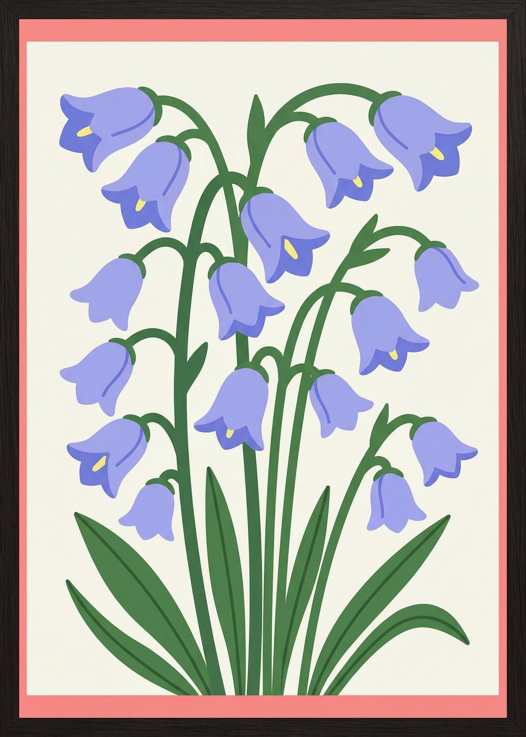 Poster in black frame