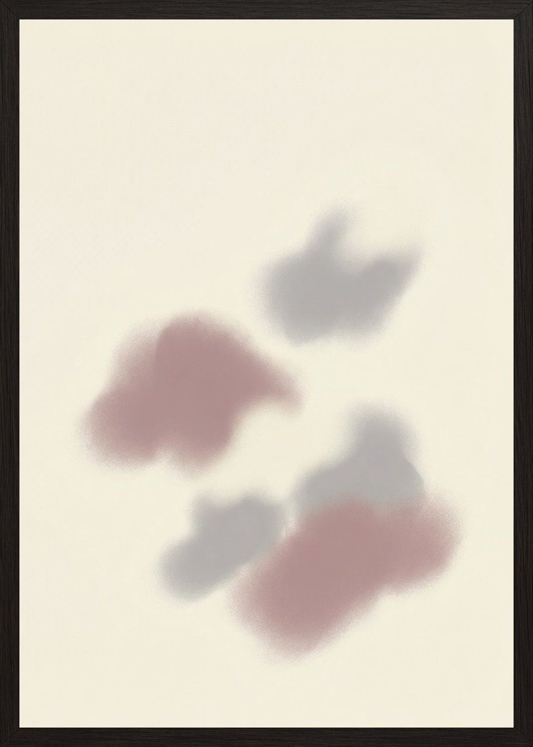 Poster in black frame