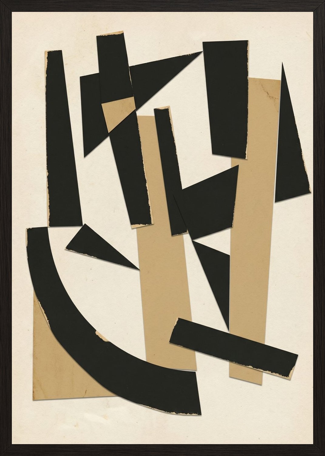 Poster in black frame