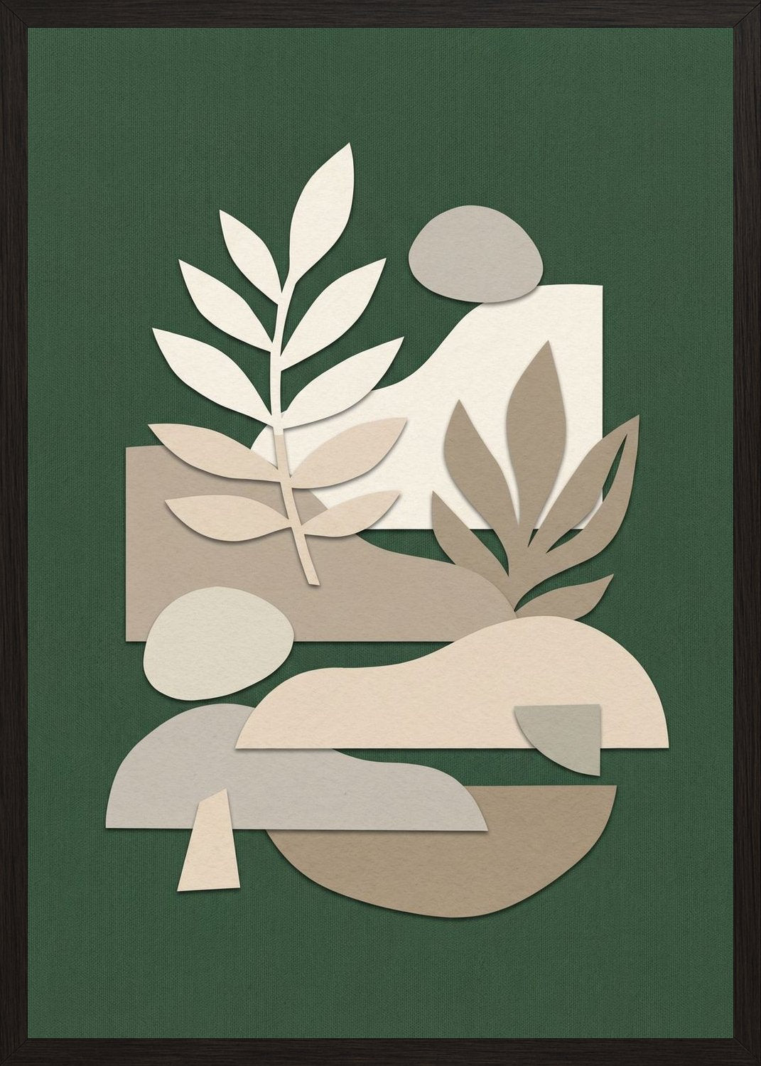Poster in oak frame