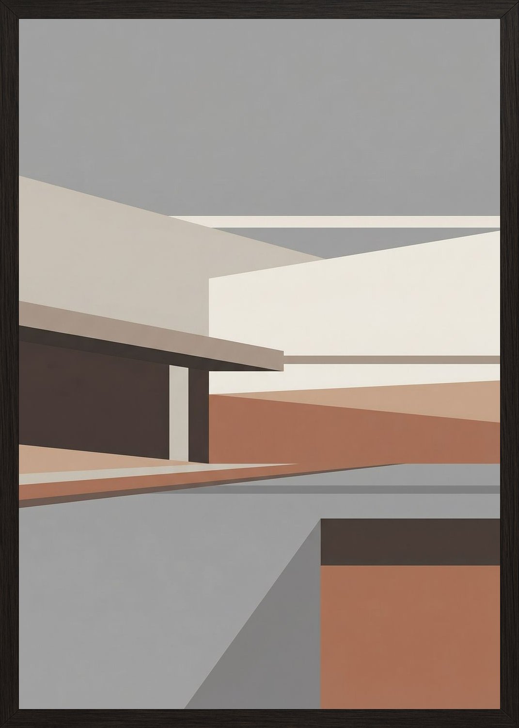 Poster in black frame