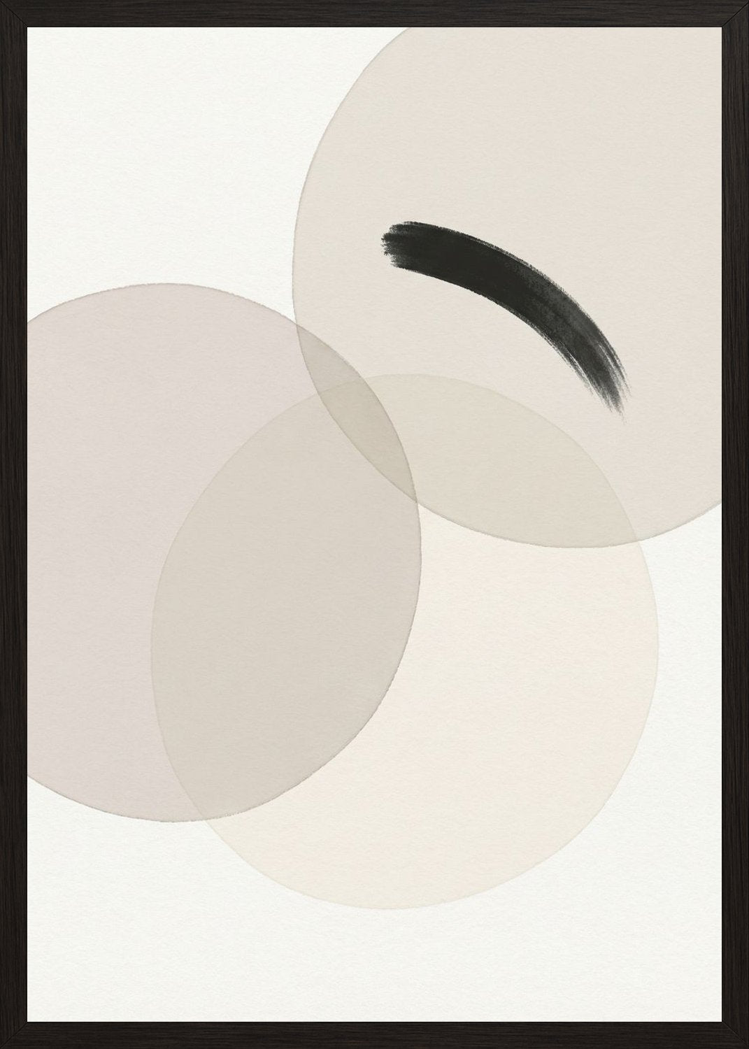 Poster in black frame