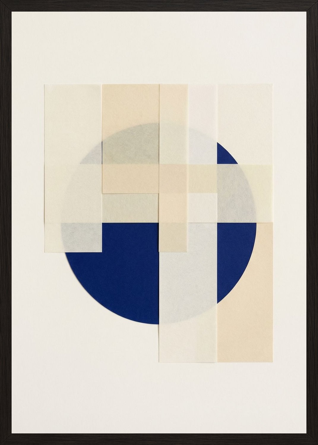 Poster in black frame