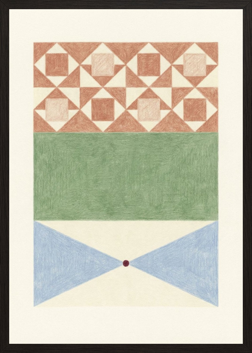 Poster in oak frame