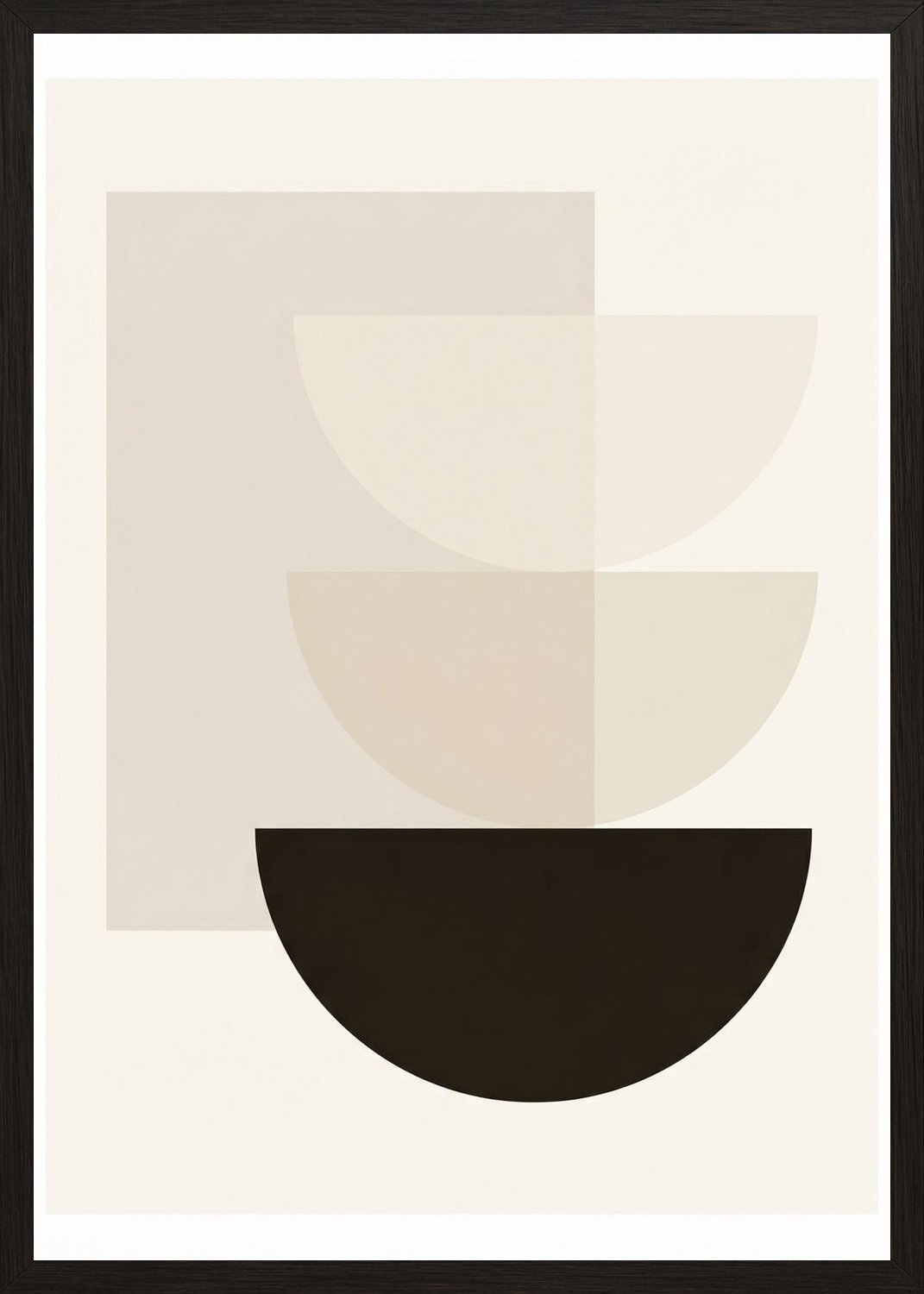 Poster in black frame