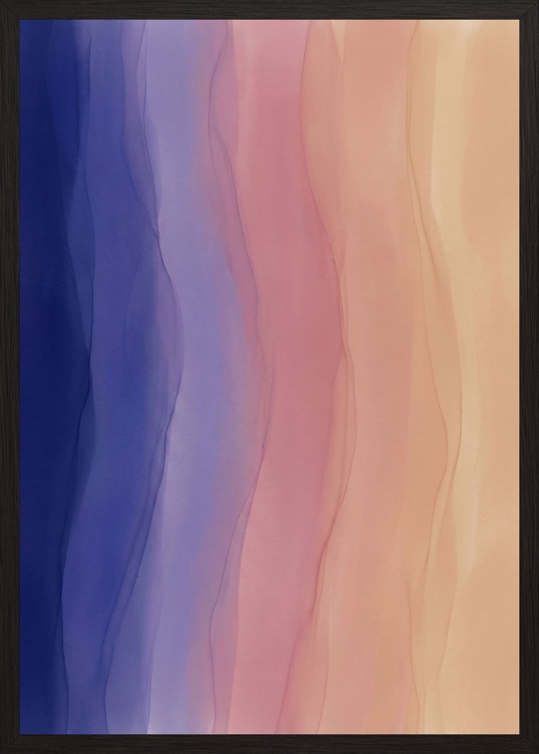 Poster in black frame