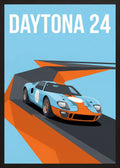 Poster in black frame