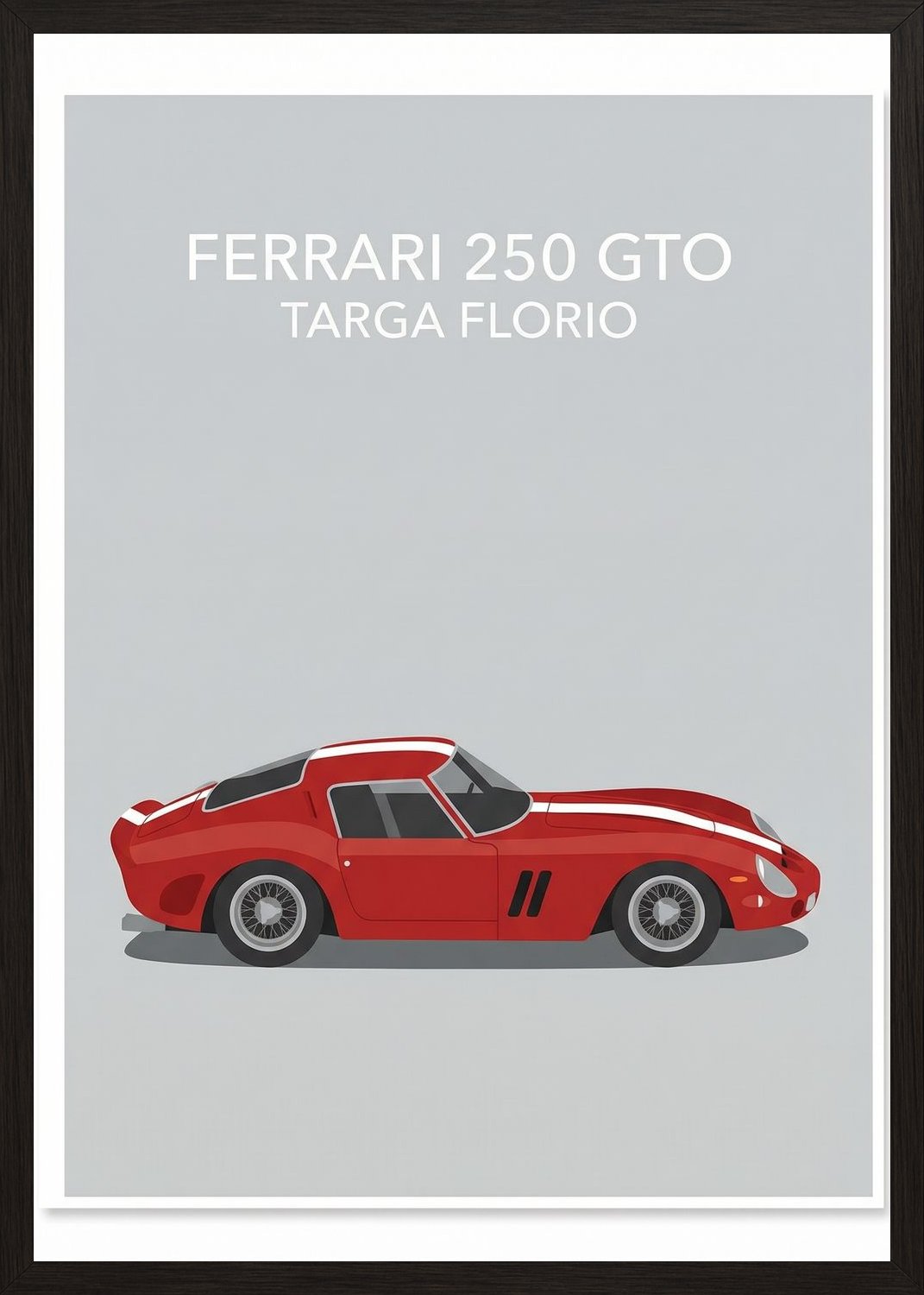 Poster in black frame