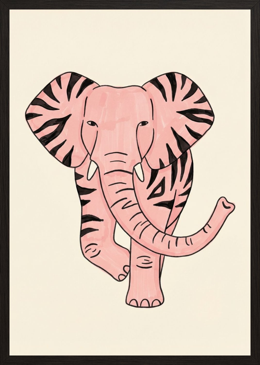 Poster in black frame