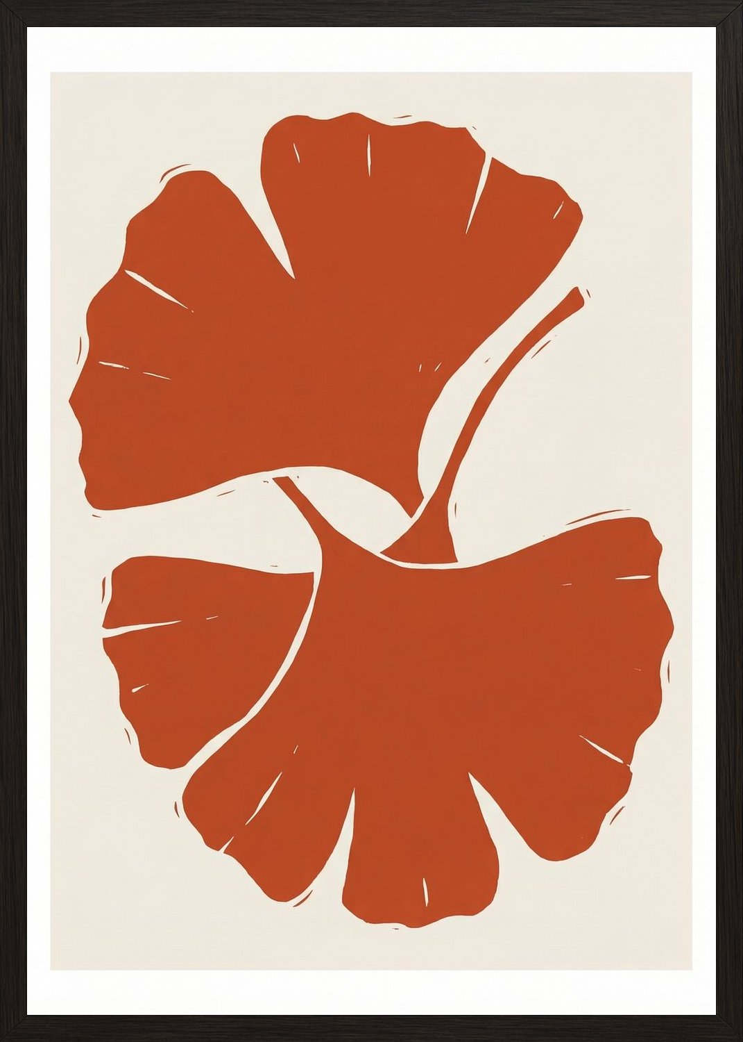 Poster in black frame