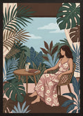 Poster in black frame