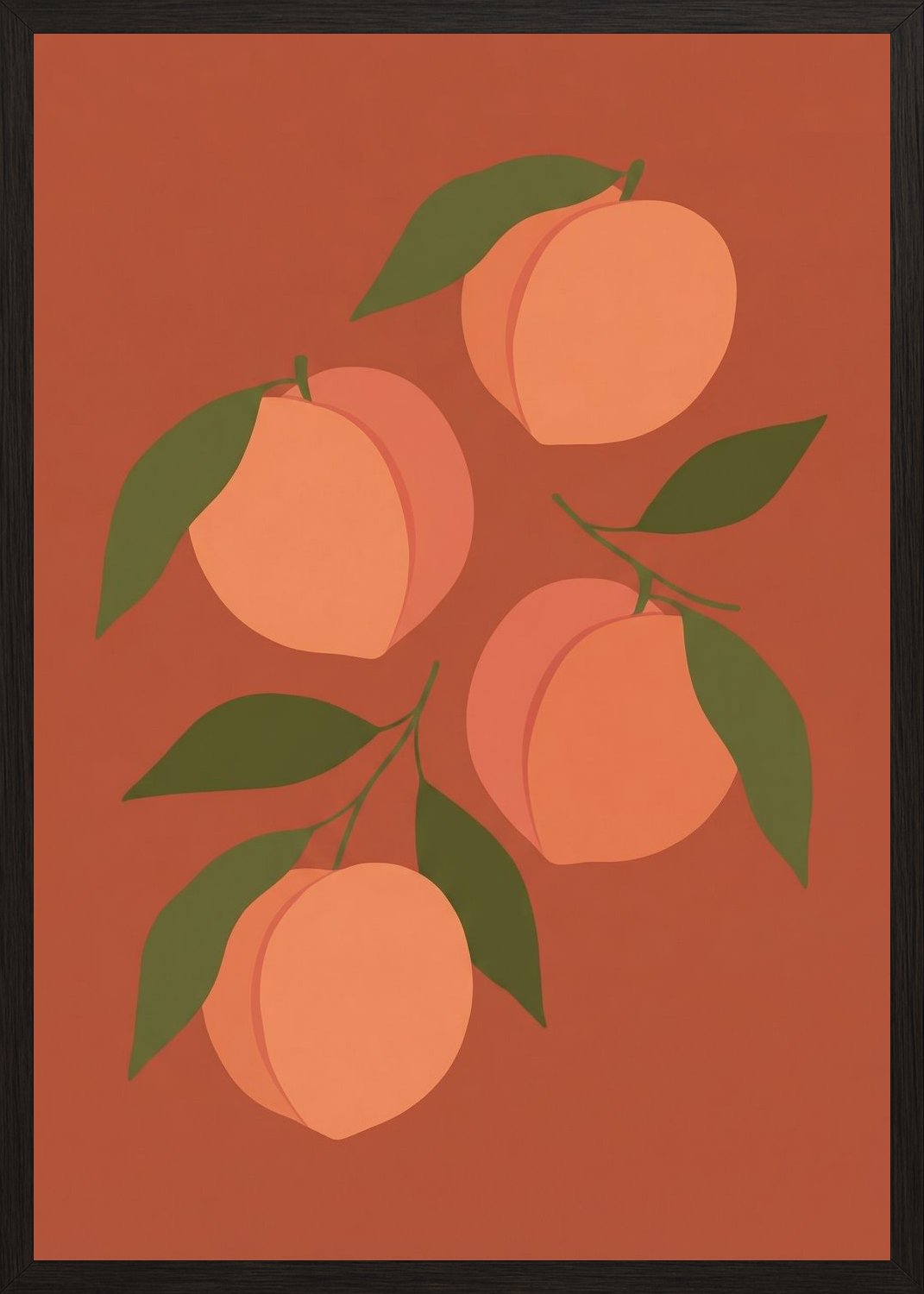 Poster in black frame