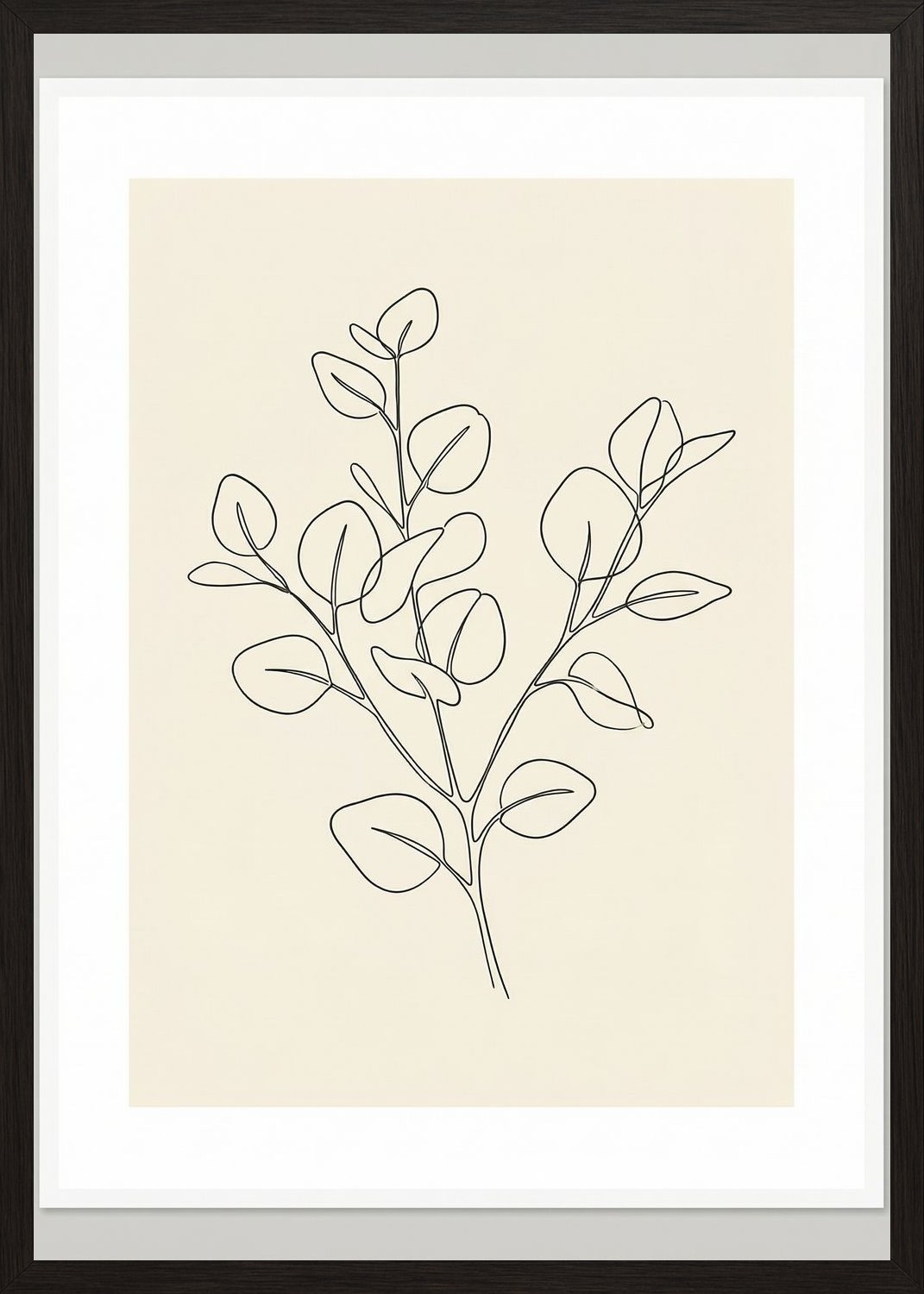 Poster in black frame