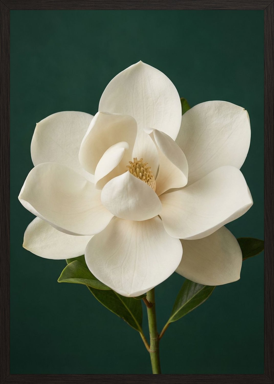 Poster in black frame