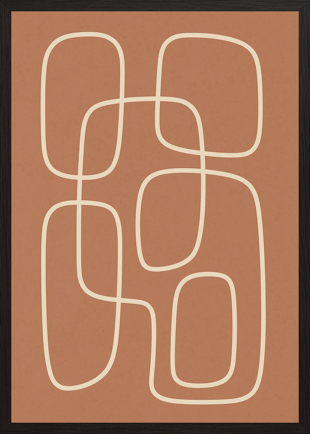 Poster in black frame