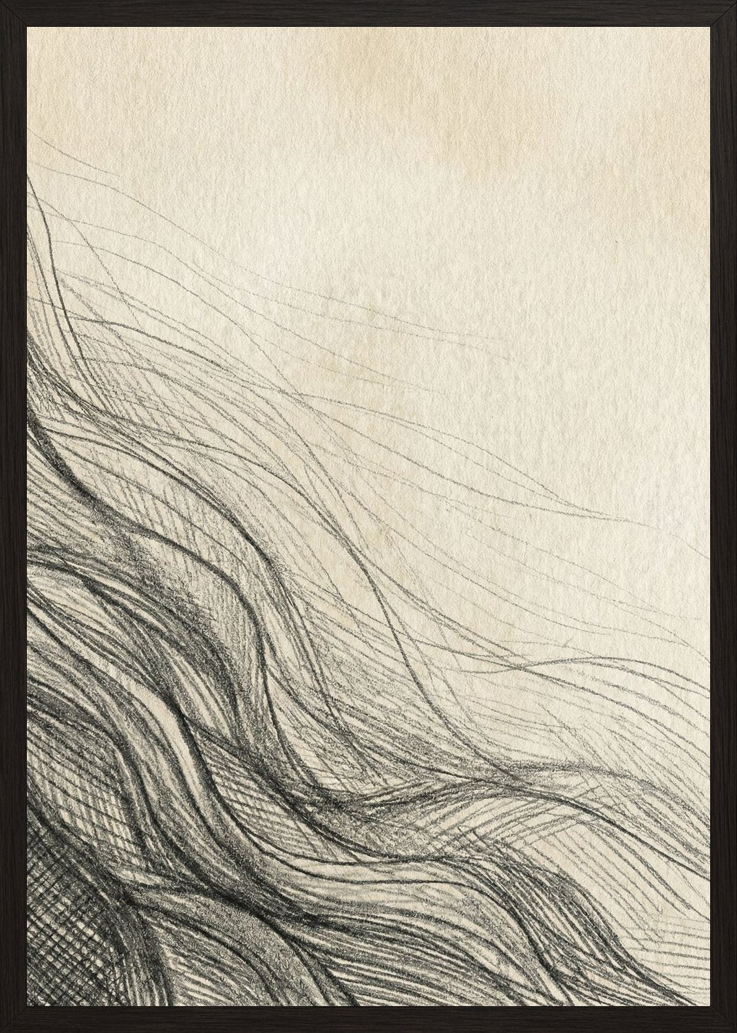 Poster in black frame