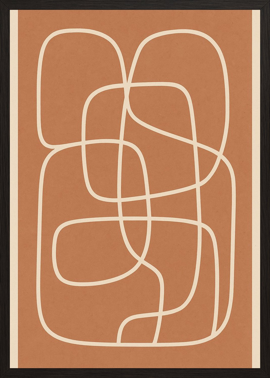 Poster in black frame