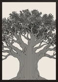 Poster in black frame