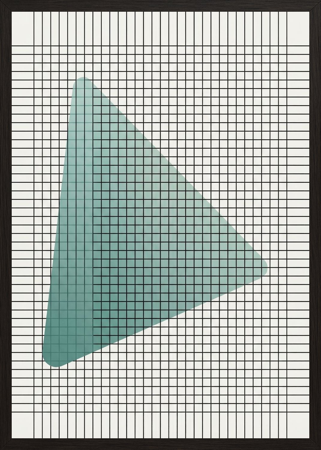Poster in oak frame