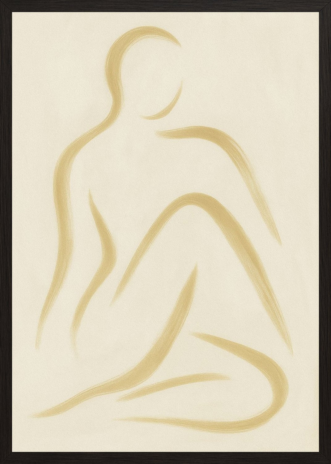 Poster in black frame