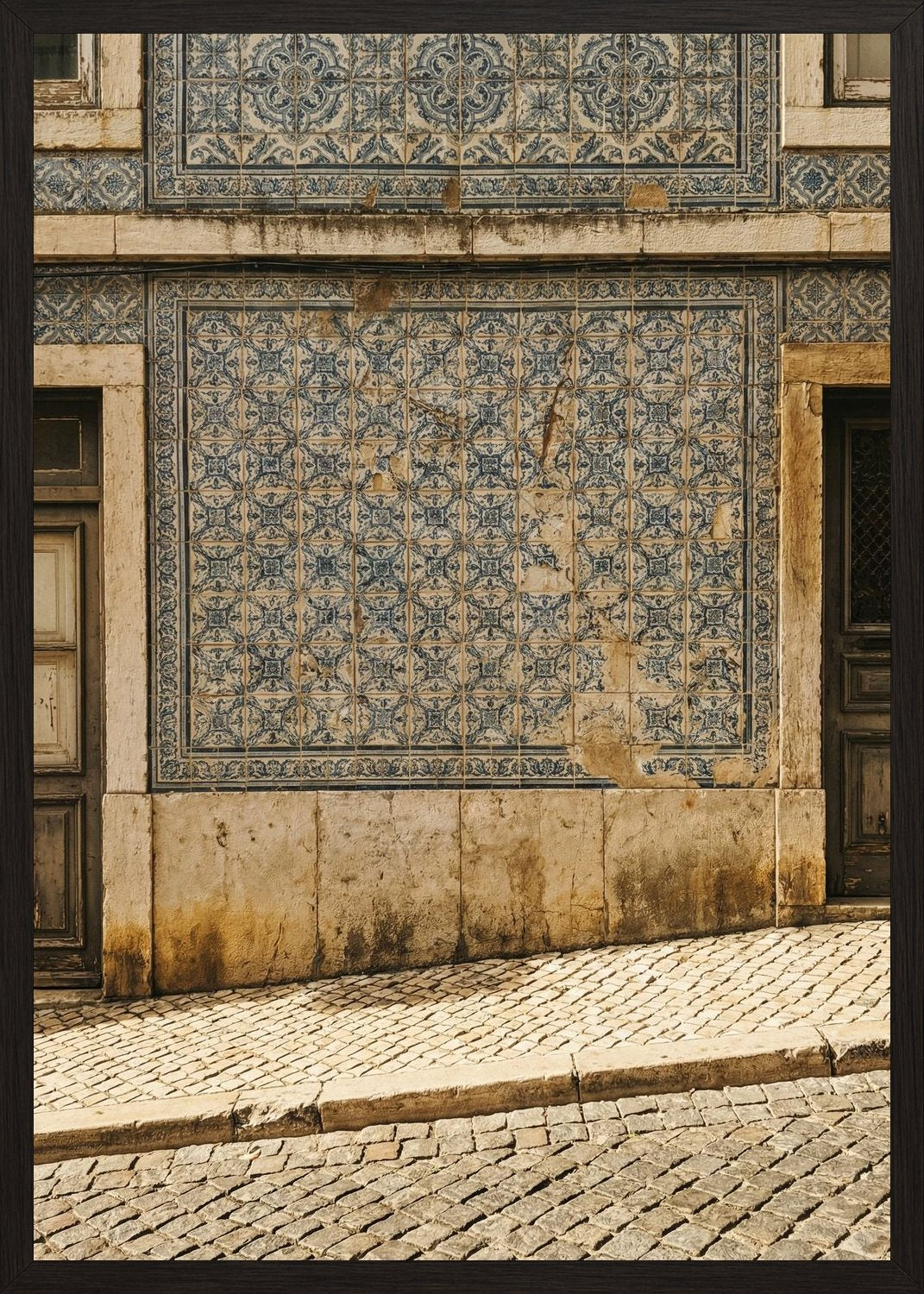 Poster in black frame