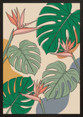 Poster in black frame