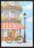 Poster in black frame