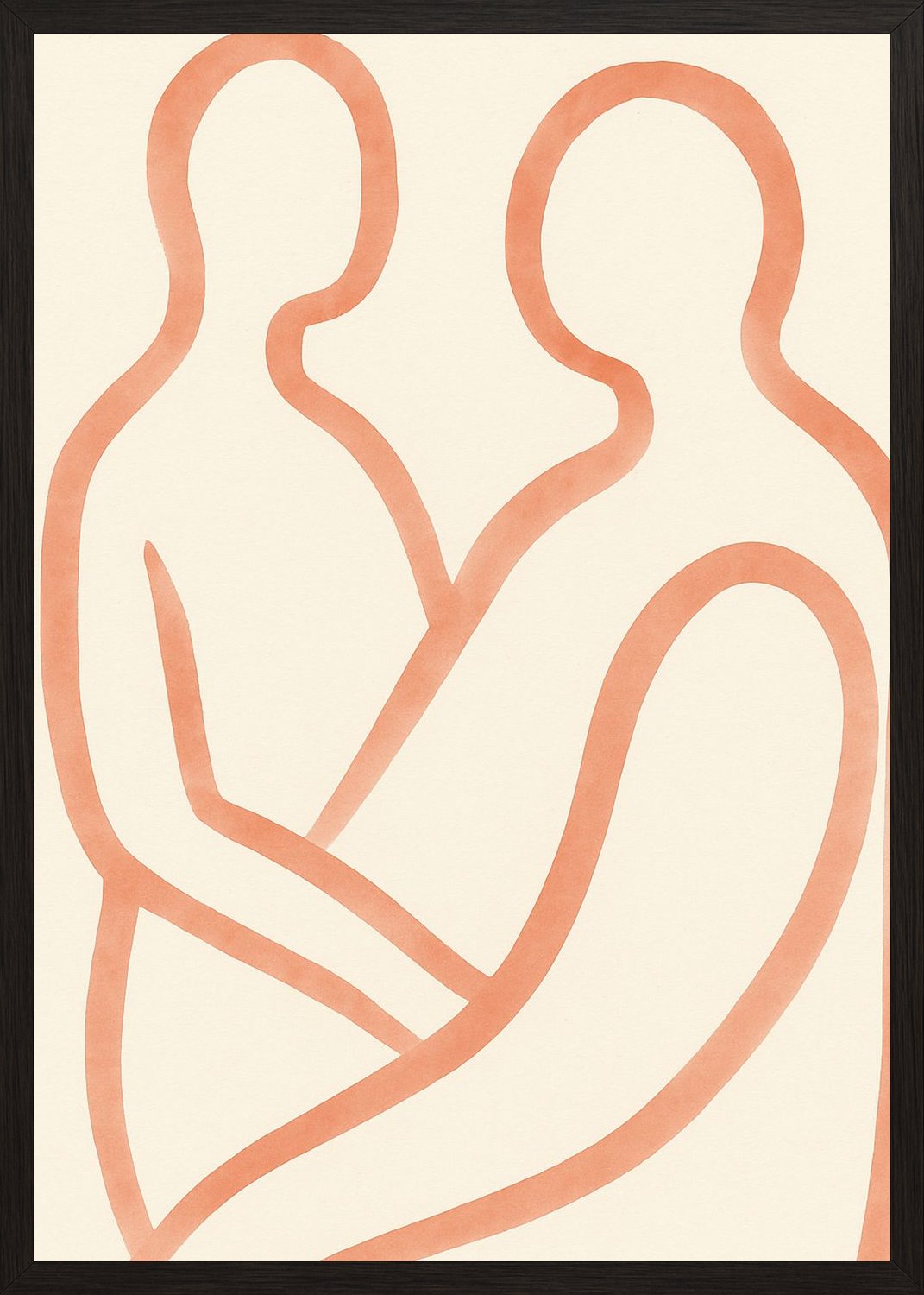 Poster in black frame